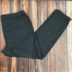 Lululemon ABC Slim Warpstreme Fabric 38/32. Obsidian (Black/Grey)